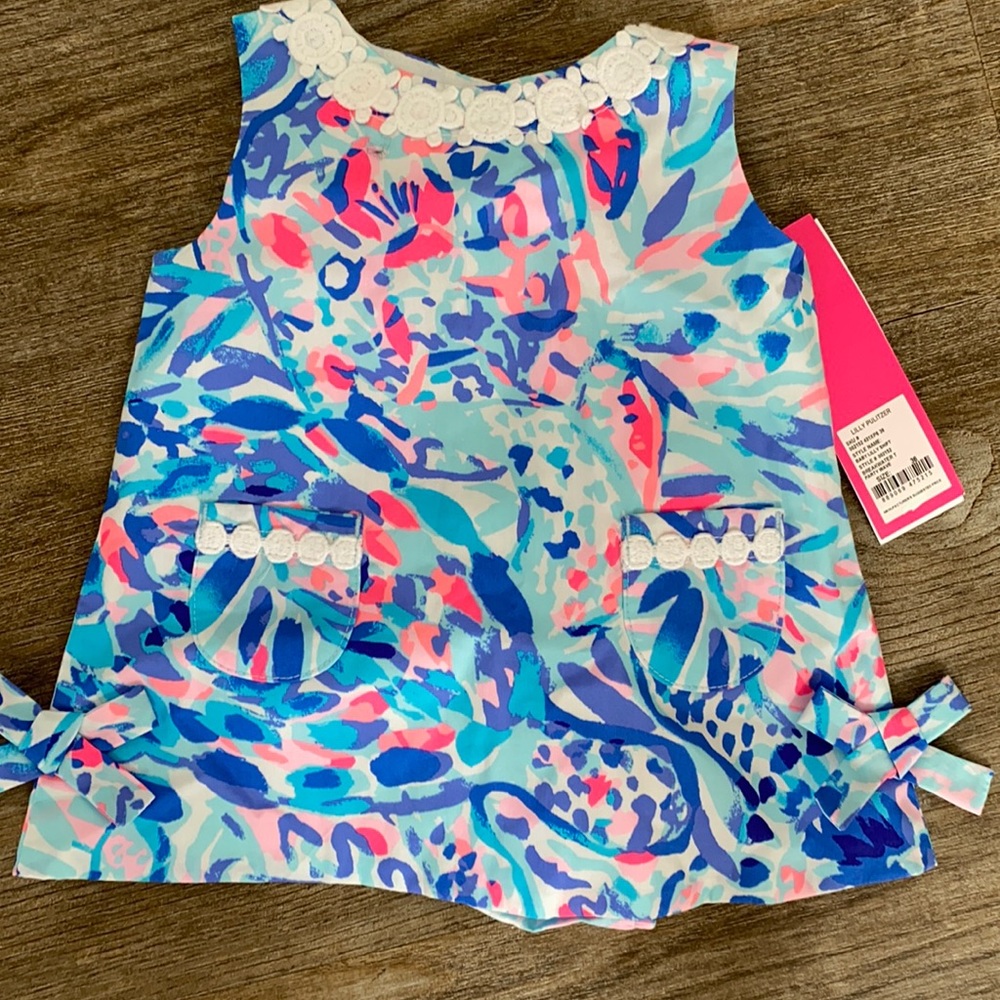 Lilly Pulitzer shift “breakwater Party Wave” size 3-6 month